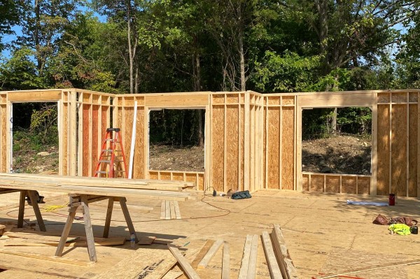 construction home framing in O’Fallon Missouri